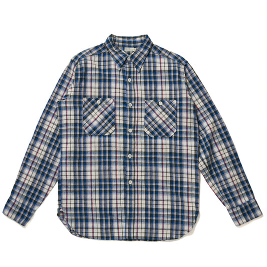 Lot 3055 LONG SLEEVE CHECK WORK SHIRTS B柄