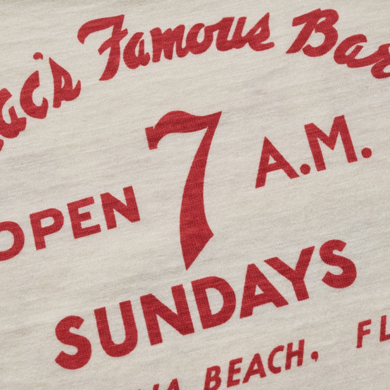 Lot 4800 7分袖ベースボールT MAC'S FAMOUS BAR