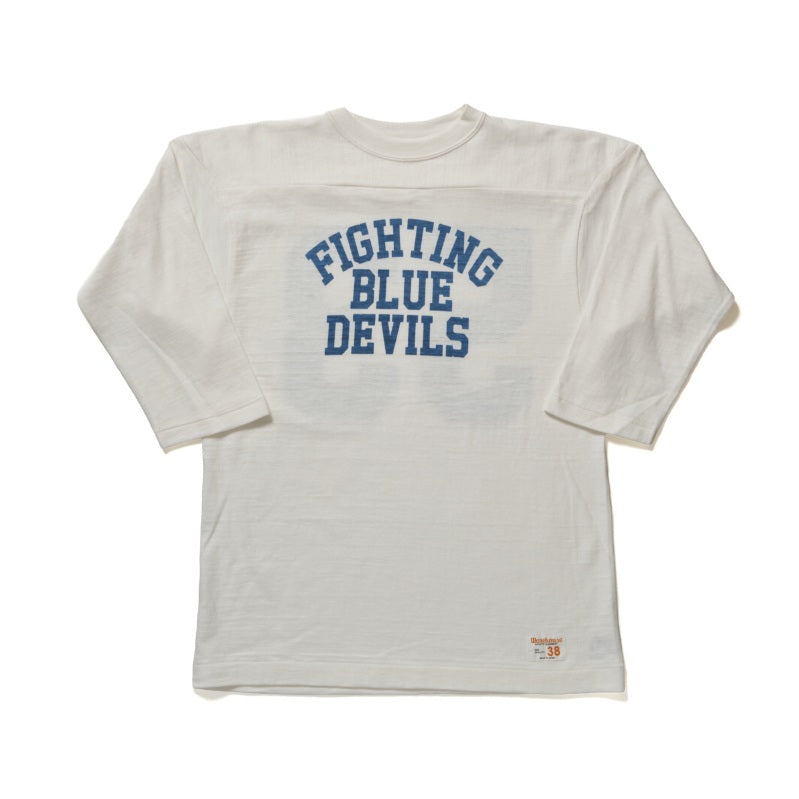Lot 4063 7分袖フットボールT BLUE DEVILS