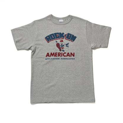Lot 4096 88/12杢クルーネックT ROCK-ON
