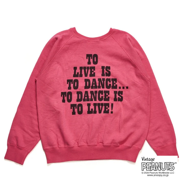 Lot YP226W-2 PEANUTS SWEAT  DANCE