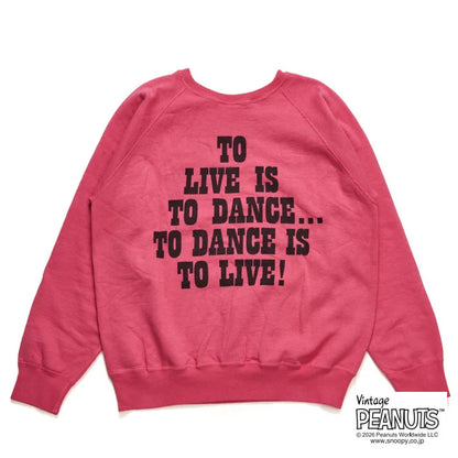 Lot YP226W-2 PEANUTS SWEAT  DANCE