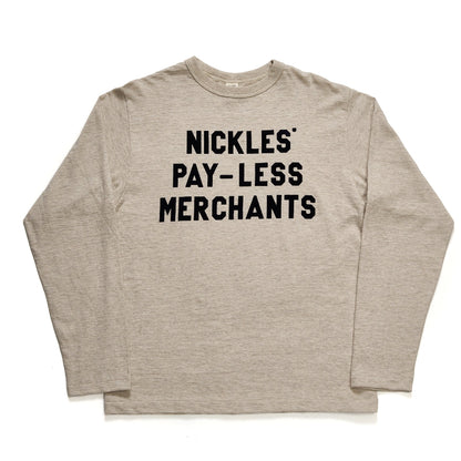 Lot 5906  長袖クルーネックT NICKLES