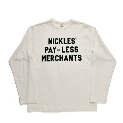 Lot 5906  長袖クルーネックT NICKLES