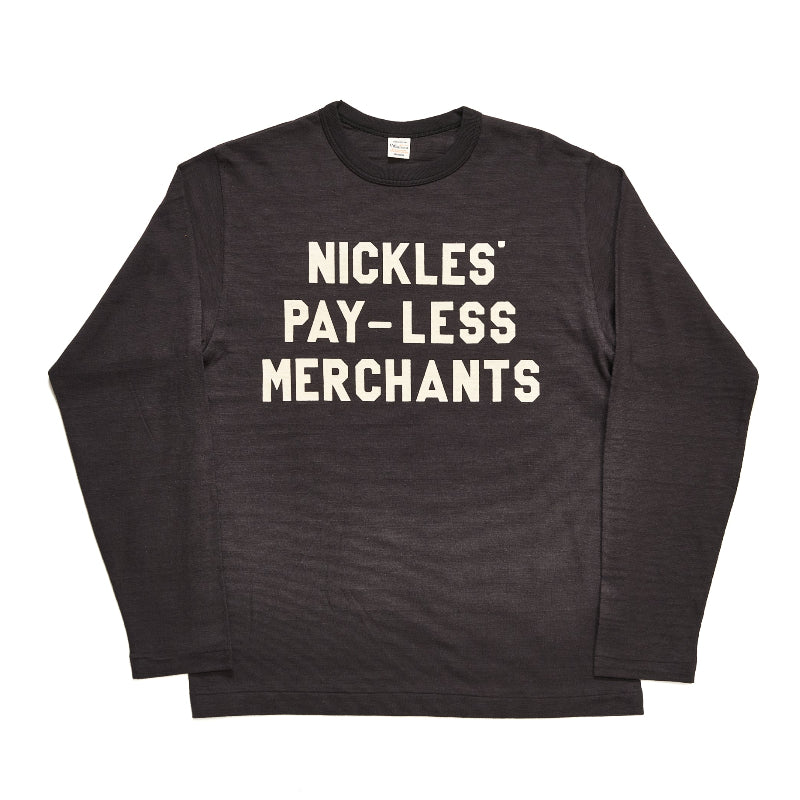 Lot 5906  長袖クルーネックT NICKLES
