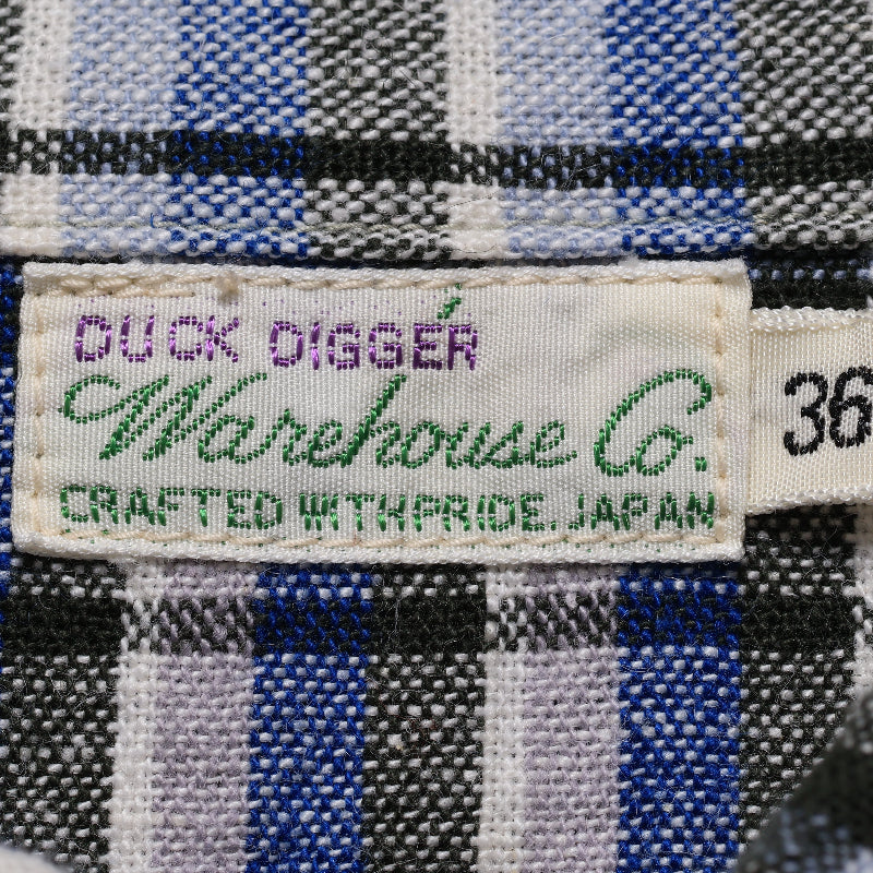 Lot 3055 LONG SLEEVE CHECK WORK SHIRTS B柄