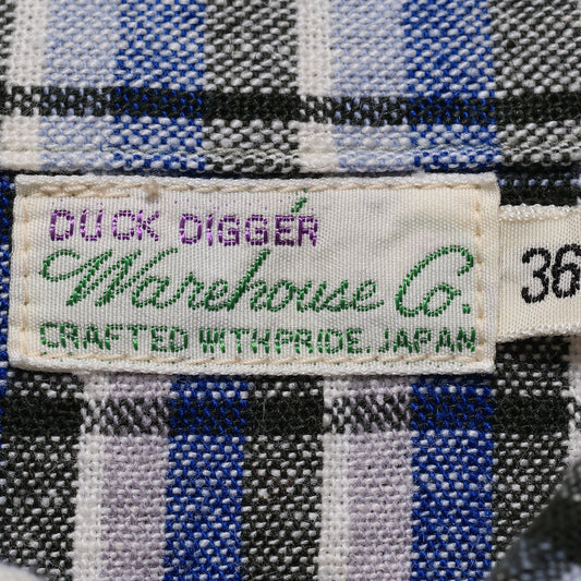 Lot 3055 LONG SLEEVE CHECK WORK SHIRTS B柄