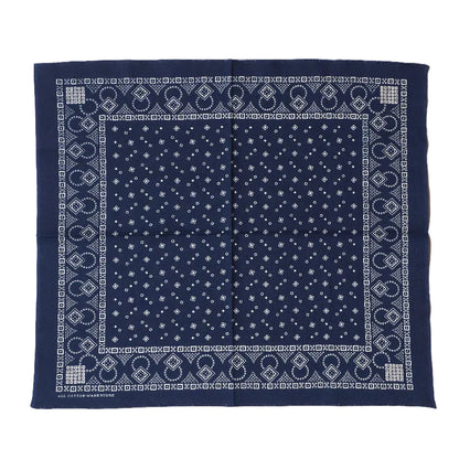 Lot 5227 SELVEDGE INDIGO BANDANA D柄(SQUARE)