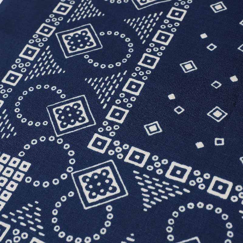 Lot 5227 SELVEDGE INDIGO BANDANA D柄(SQUARE)