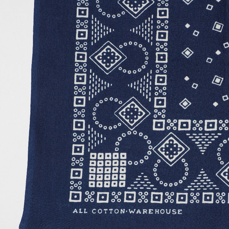 Lot 5227 SELVEDGE INDIGO BANDANA D柄(SQUARE)