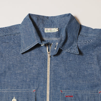 Lot 3062 HALF ZIP CHAMBRAY WORK SHIRTS