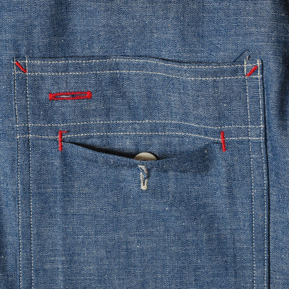 Lot 3062 HALF ZIP CHAMBRAY WORK SHIRTS