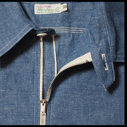 Lot 3062 HALF ZIP CHAMBRAY WORK SHIRTS