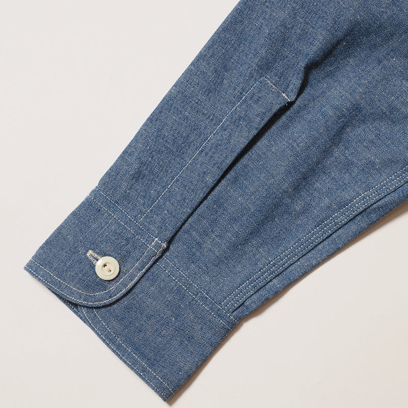 Lot 3062 HALF ZIP CHAMBRAY WORK SHIRTS