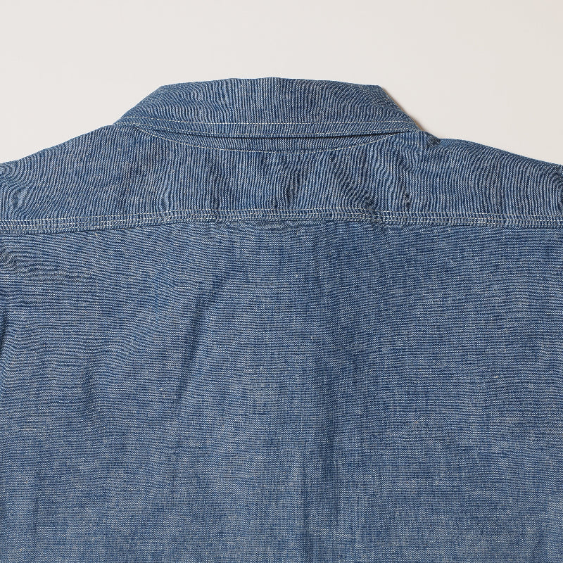 Lot 3062 HALF ZIP CHAMBRAY WORK SHIRTS