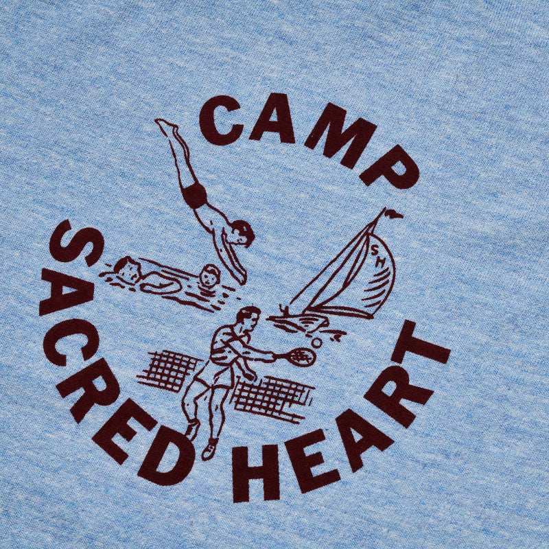 Lot4096 88/12 杢クルーネックT　CAMP SACRED HEART