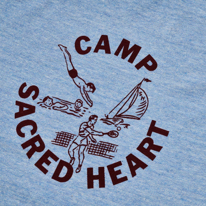 Lot4096 88/12 杢クルーネックT　CAMP SACRED HEART