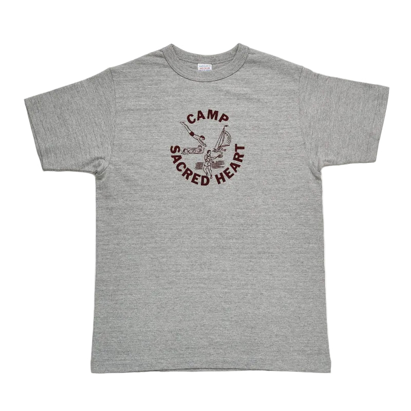 Lot4096 88/12 杢クルーネックT　CAMP SACRED HEART