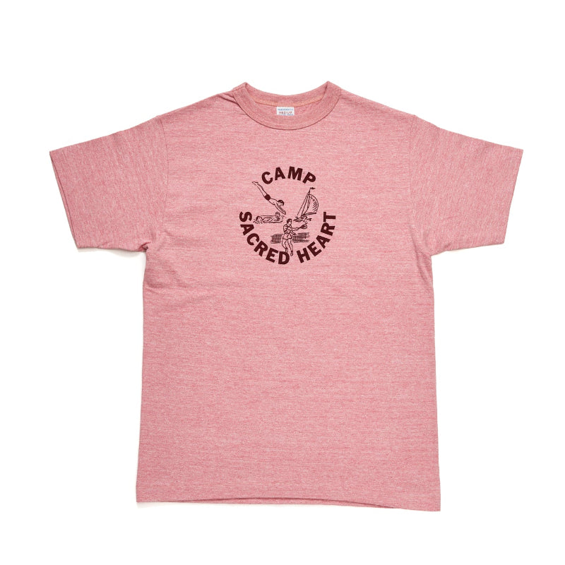 Lot4096 88/12 杢クルーネックT　CAMP SACRED HEART