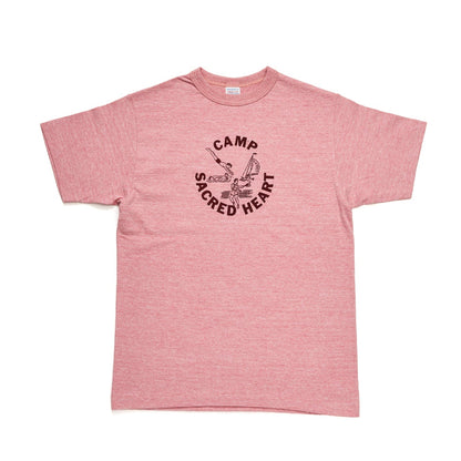 Lot4096 88/12 杢クルーネックT　CAMP SACRED HEART